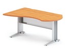 BERLIN ДСП каркас - стол асимметричный лев/прав металл